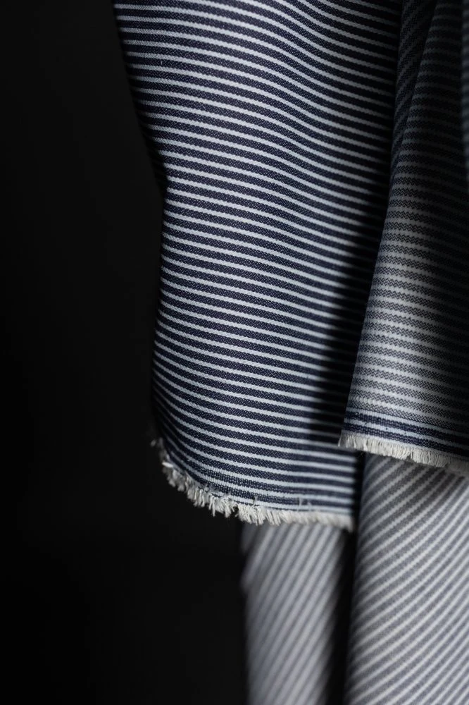 8oz Organic Cotton Hickory Denim - Denim Blue - Merchant & Mills