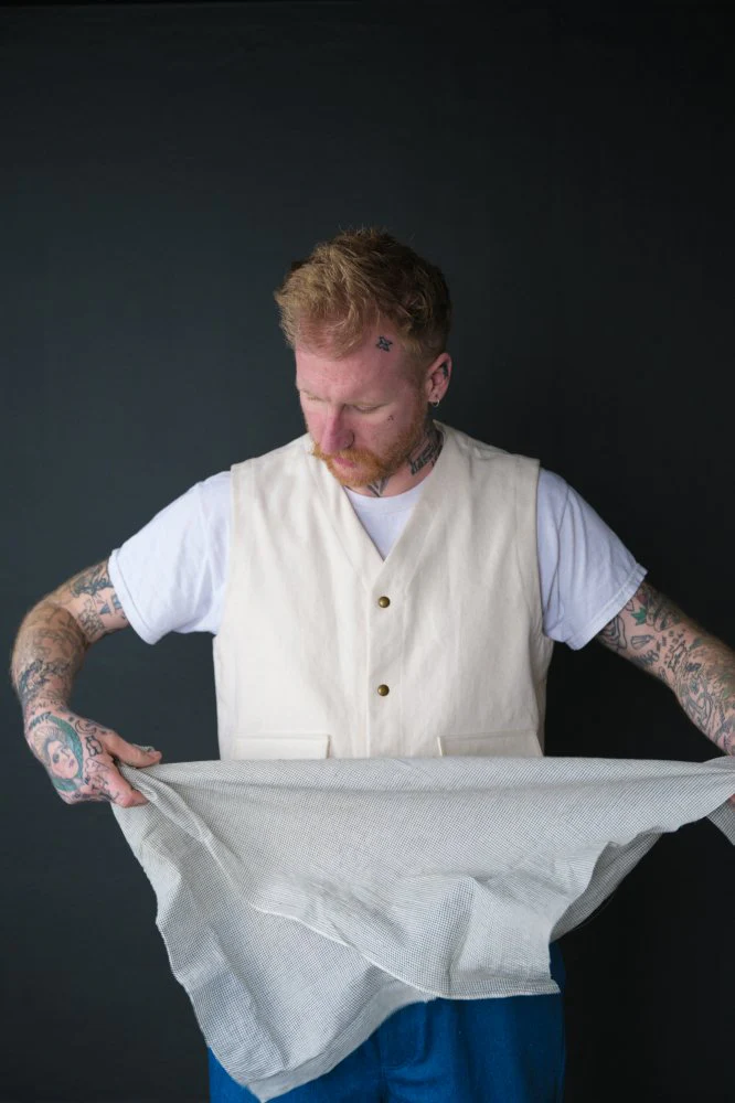 12oz Organic Cotton Sanded Twill - Otto Green - Merchant & Mills - Image 5