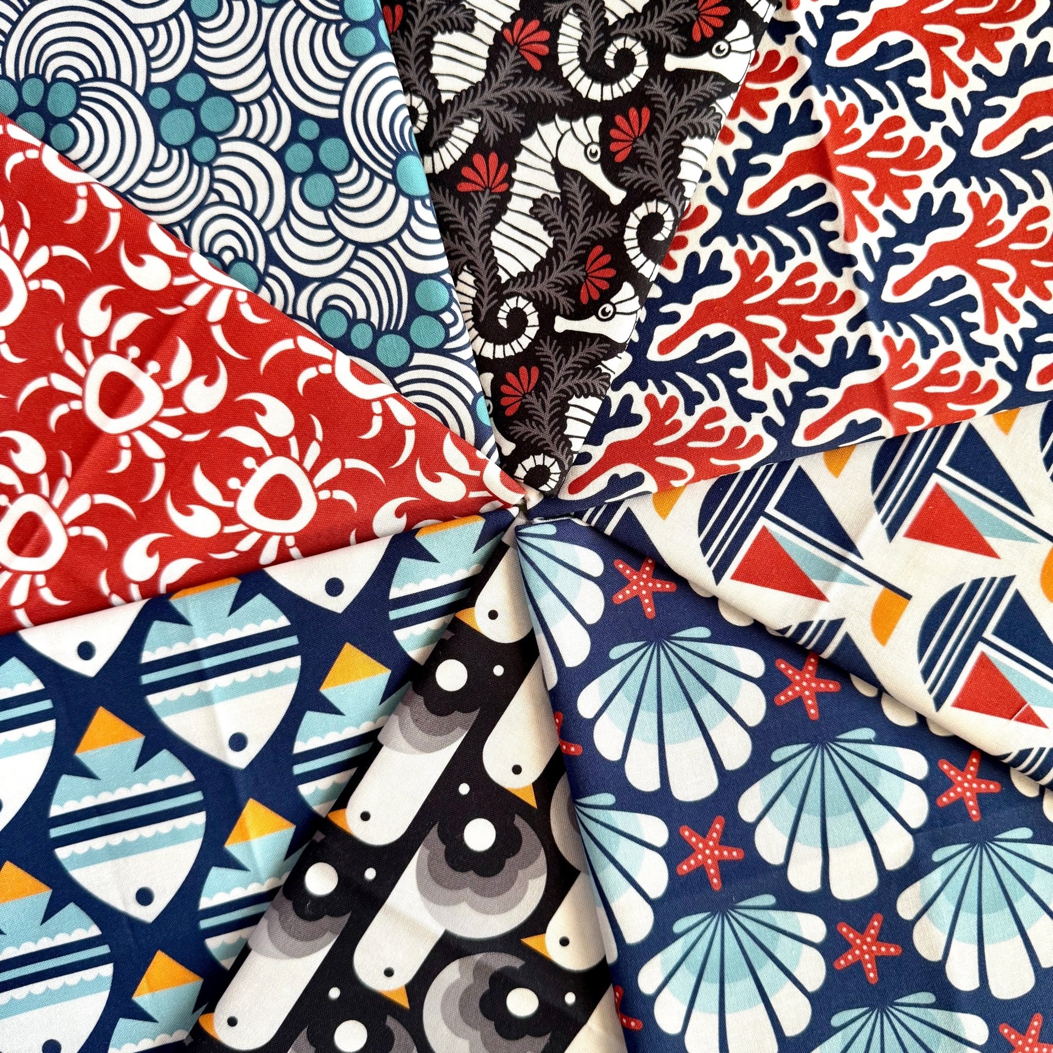 2630 H - Ocean Motion - Roucoucou - Cloud 9 Fabrics - Canvas - Image 6