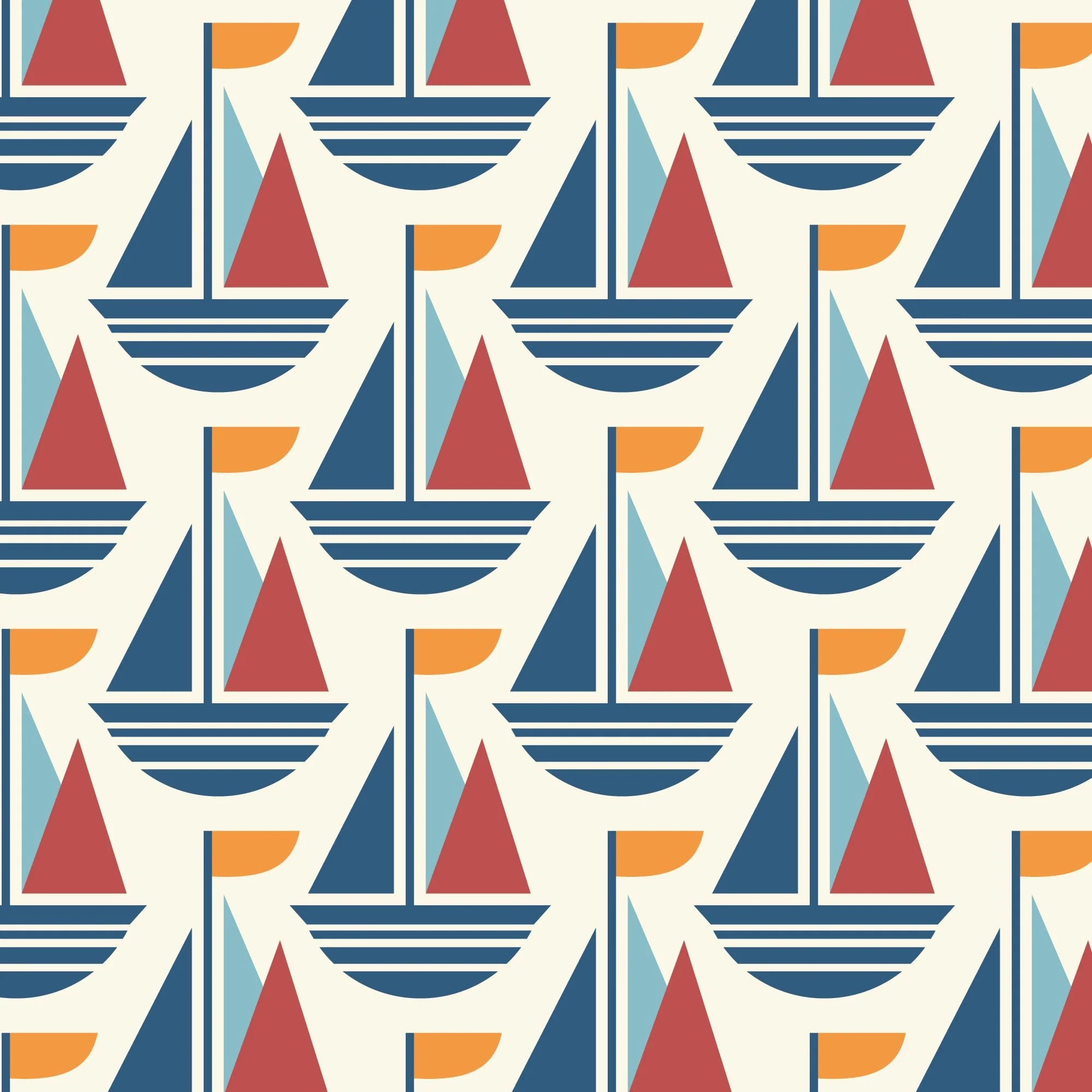 3103 E - Ocean Motion - Roucoucou - Cloud 9 Fabrics - Poplin - Image 3