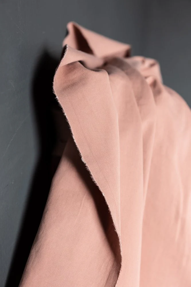 8oz Organic Cotton Sanded Twill - Effie Pink - Merchant & Mills - Image 3