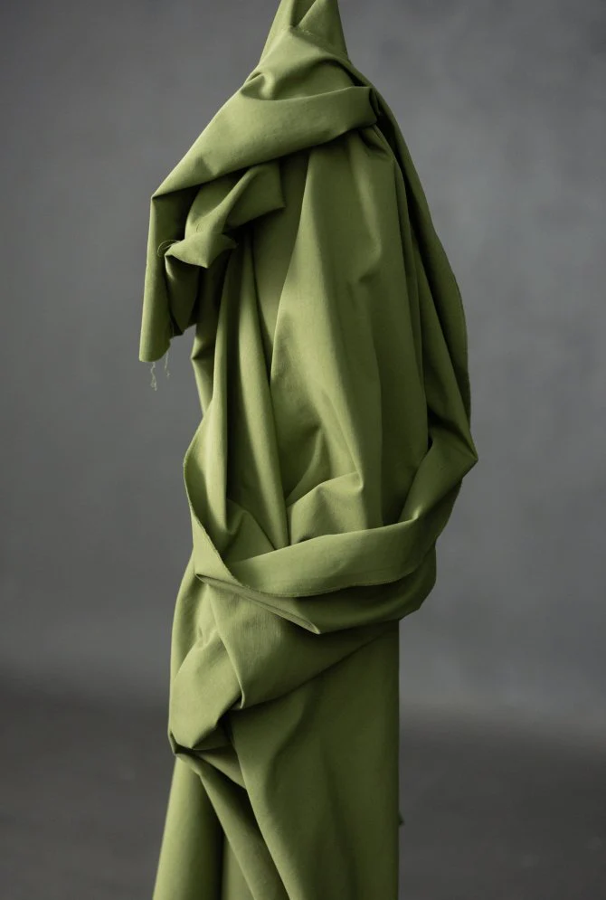 8oz Organic Cotton Sanded Twill - Sowing Green - Merchant & Mills