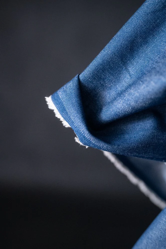 8oz Washed Cotton Denim Medium - Merchant & Mills - Image 3