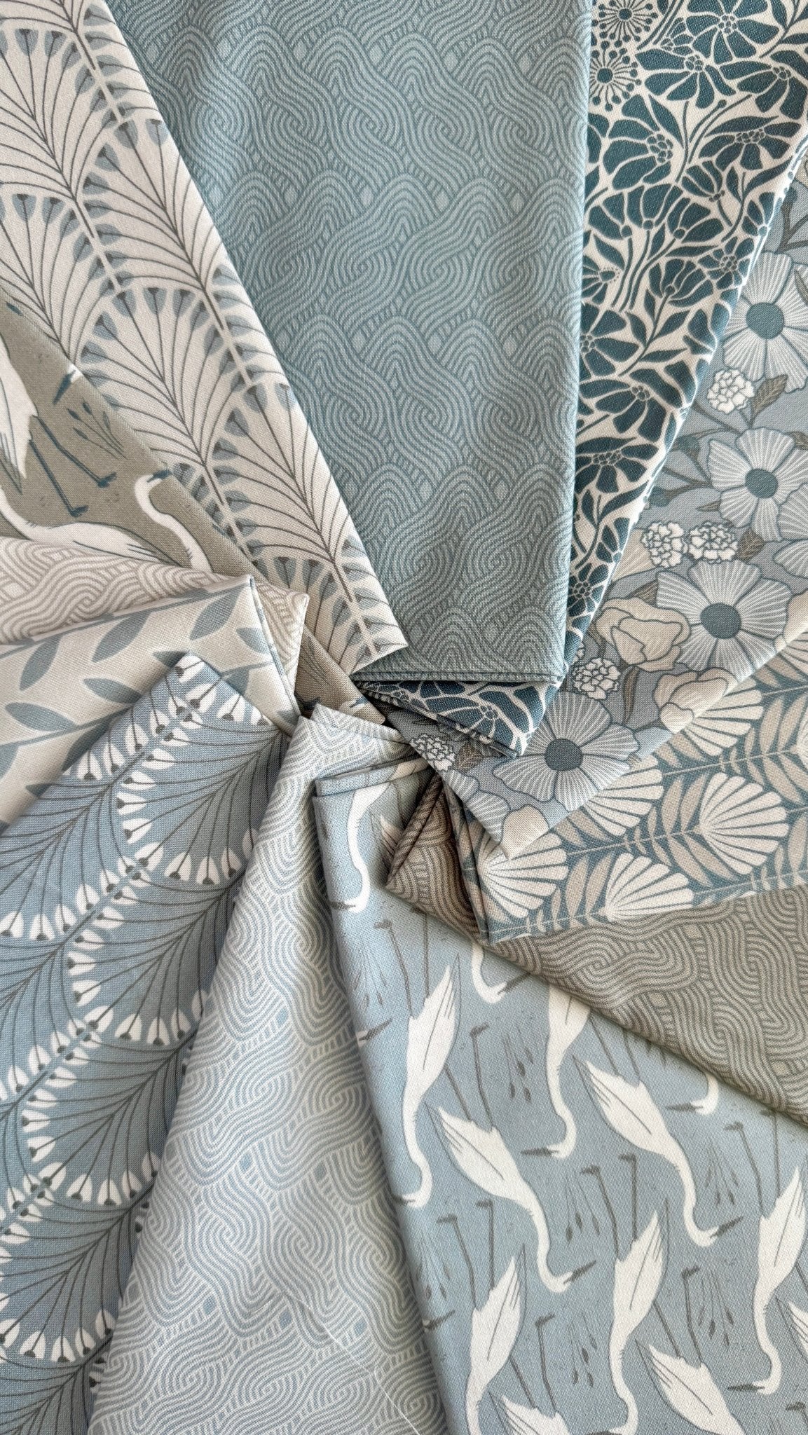 Adair - Blue - Coastal Calm - Amy MacCready - Cloud 9 Fabrics - Poplin - Image 5
