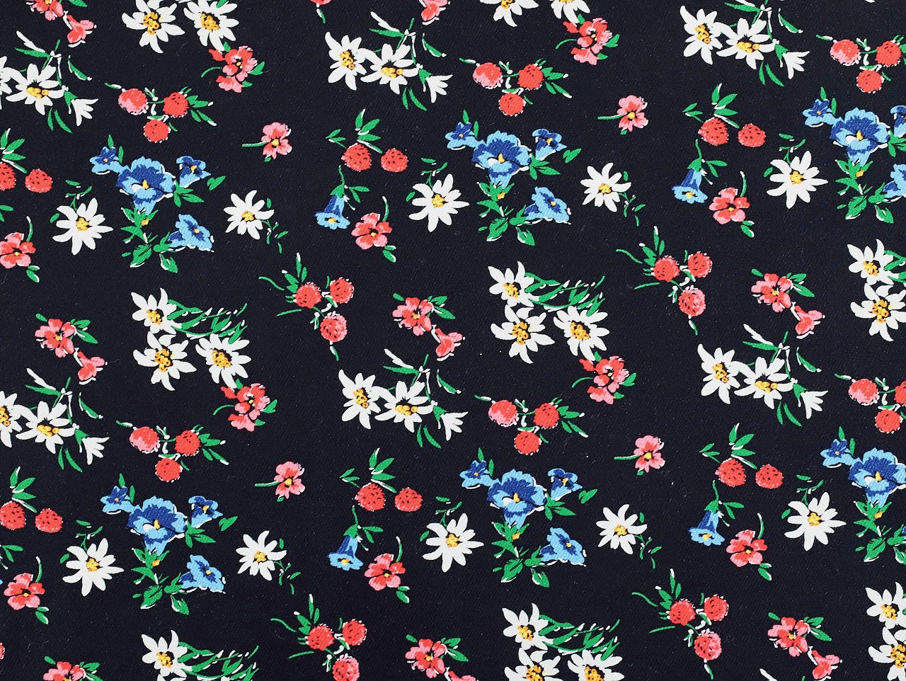 Adeline Floral Denim - Oeko-Tex 100 - Fabric Godmother - Image 4