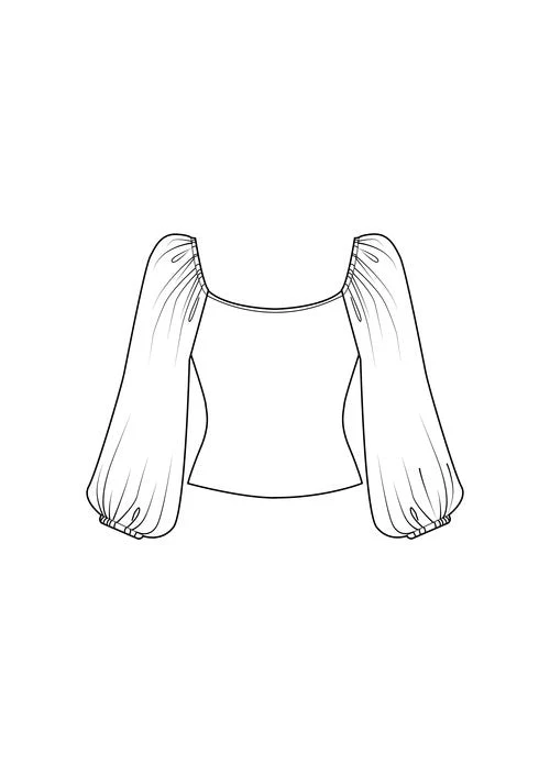 Adrienne Blouse Pattern - Friday Pattern Company - Image 8