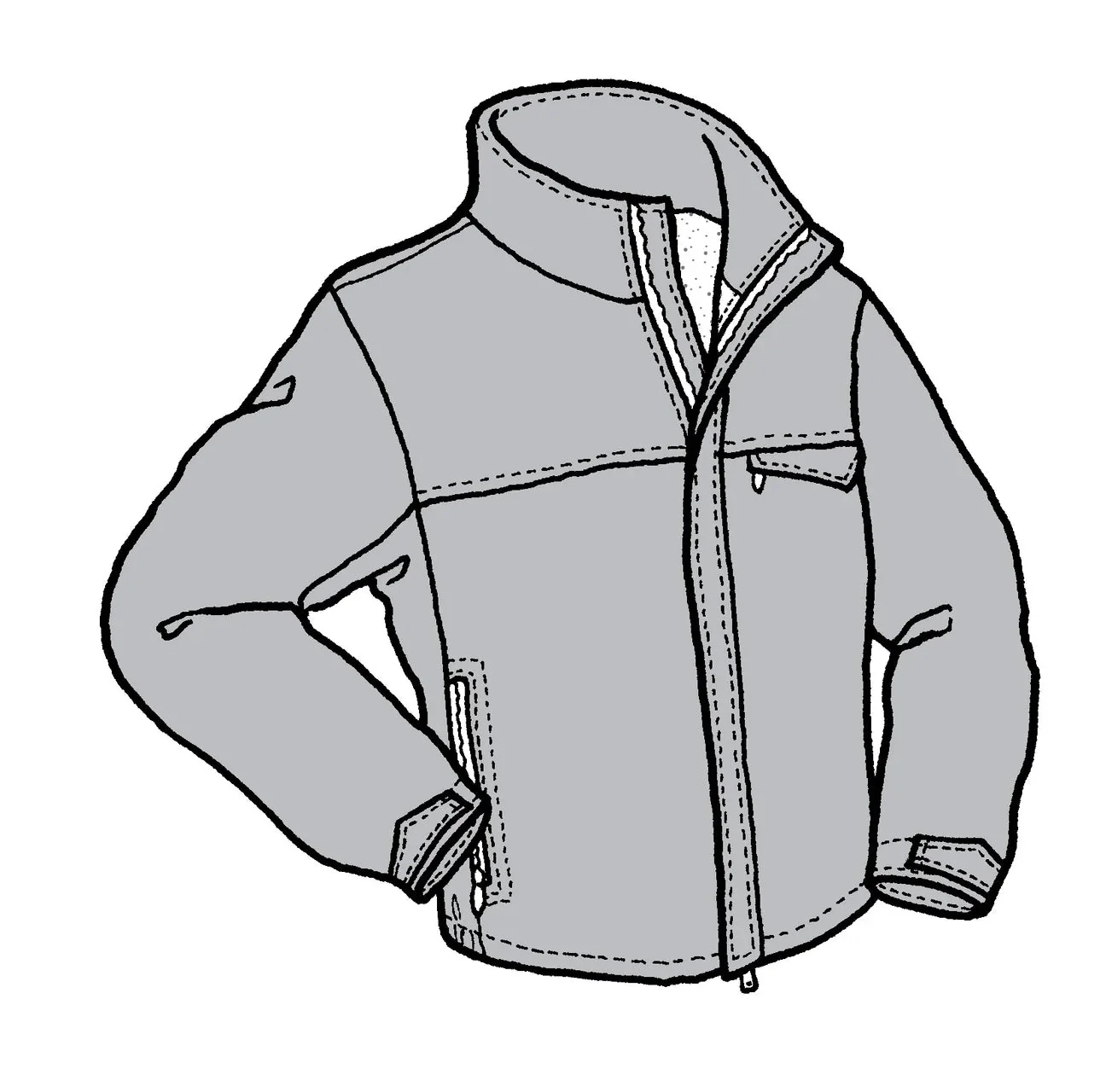 Adult’s Skyline Jacket PDF Pattern - 506 - The Green Pepper Patterns