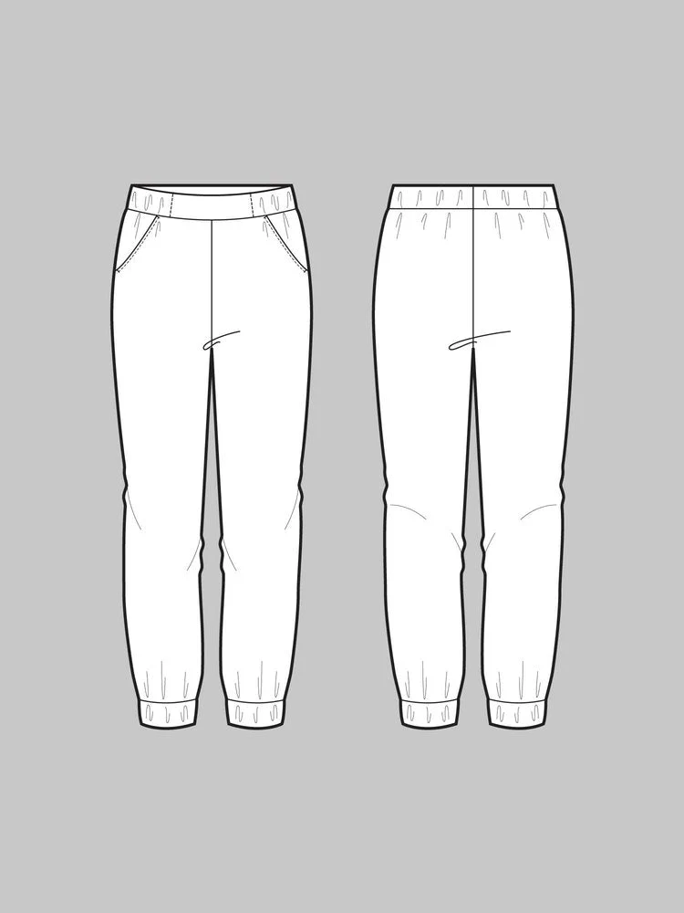 Almost Long Trousers Pattern - The Assembly Line - Image 5
