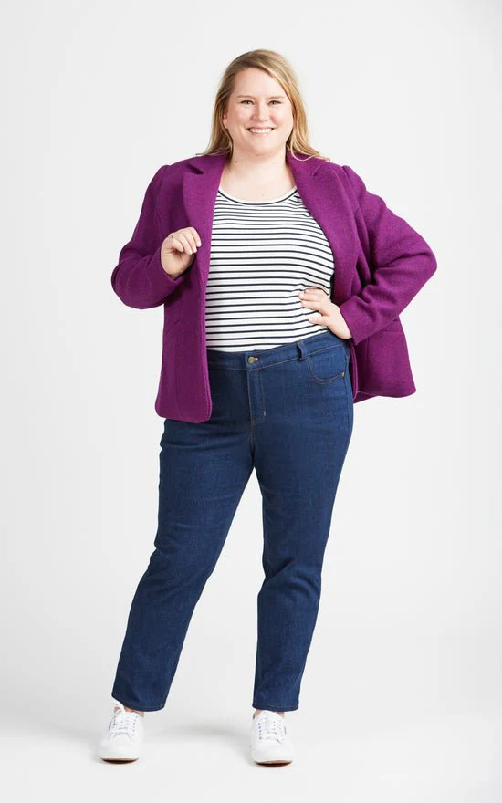 Ames Jeans Paper Pattern - Cashmerette - Image 16