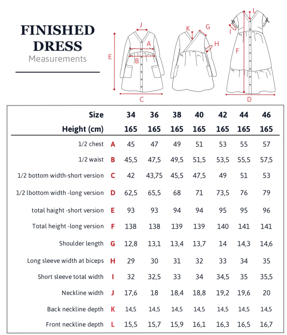Anna Mum Dress Sewing Pattern - Ladies 34/46 - Ikatee - Image 12