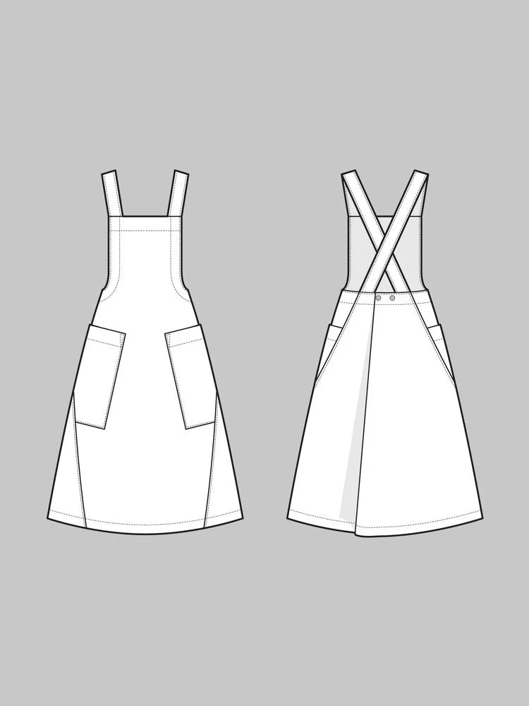 Apron Dress Pattern - The Assembly Line - Image 5