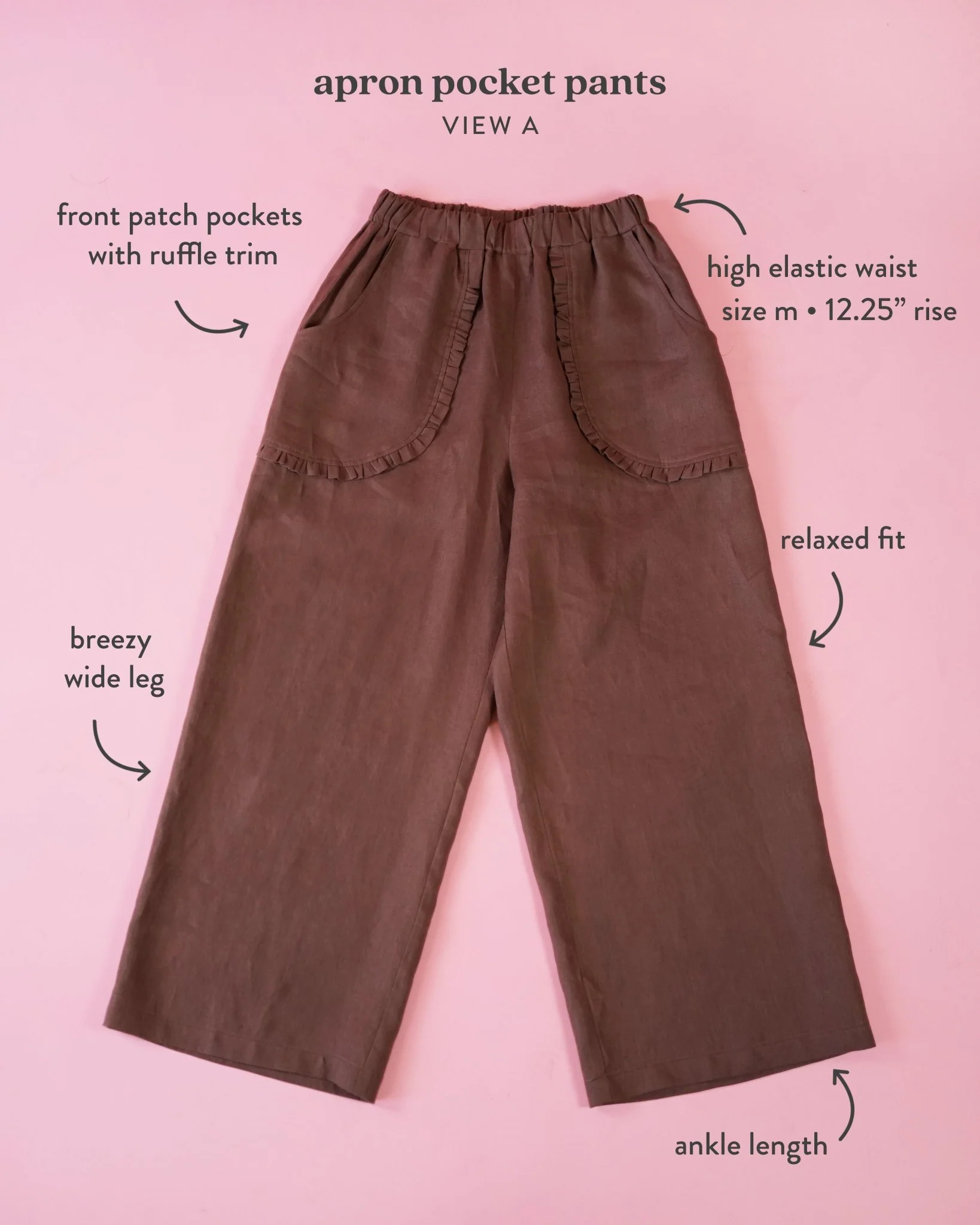 Apron Pocket Pants PDF Pattern - Matchy Matchy Sewing Club - Image 17