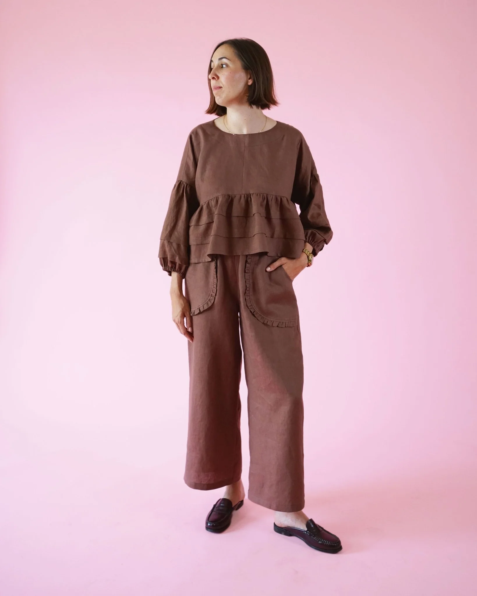Apron Pocket Pants PDF Pattern - Matchy Matchy Sewing Club - Image 3