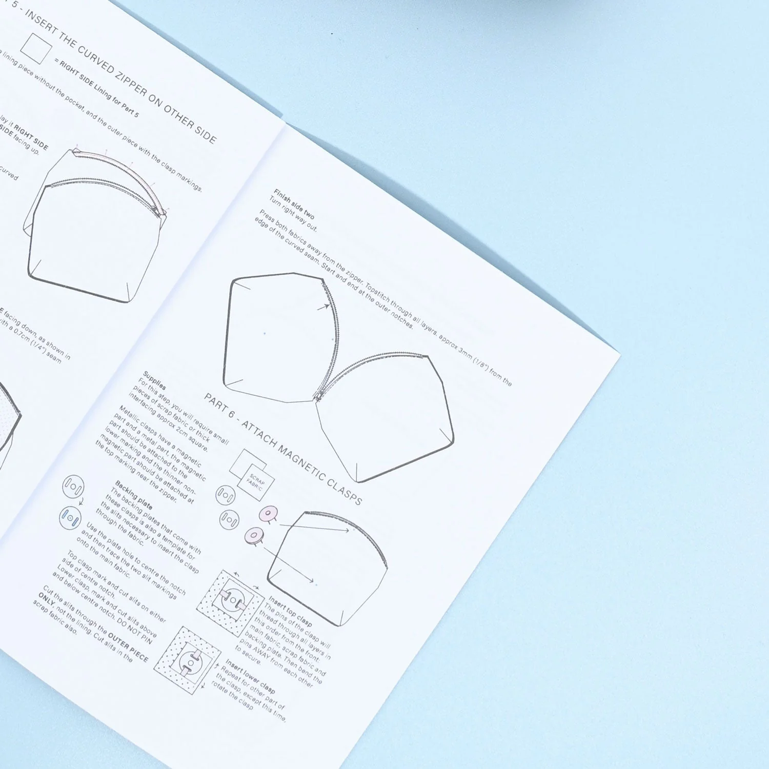Arch Clutch - Paper Sewing Pattern - Kylie And The Machine - Image 14