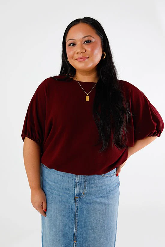 Aria Bubble-Shaped Top Pattern - Chalk + Notch - Image 11