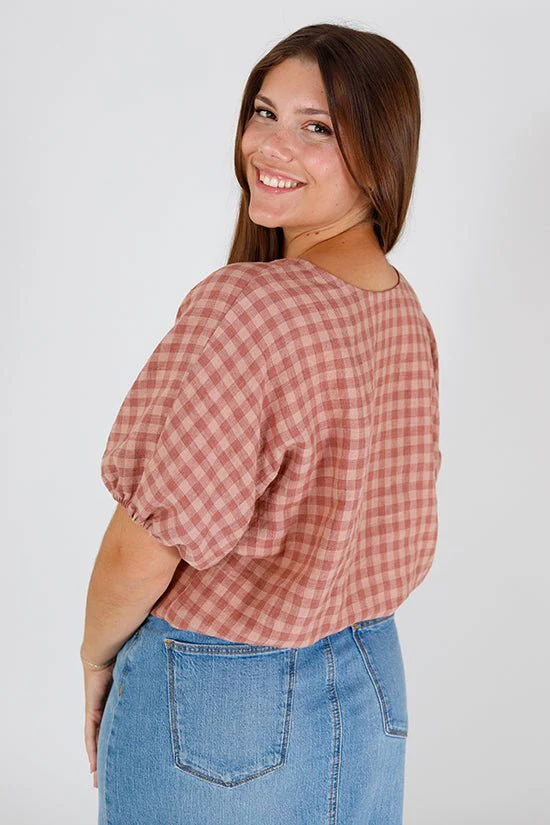 Aria Bubble-Shaped Top Pattern - Chalk + Notch - Image 15