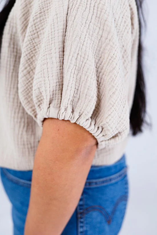 Aria Bubble-Shaped Top Pattern - Chalk + Notch - Image 18