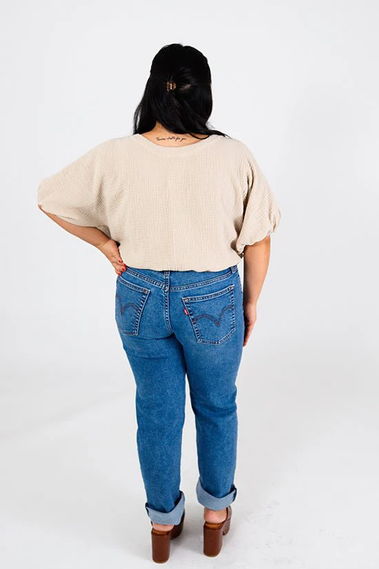 Aria Bubble-Shaped Top Pattern - Chalk + Notch - Image 19