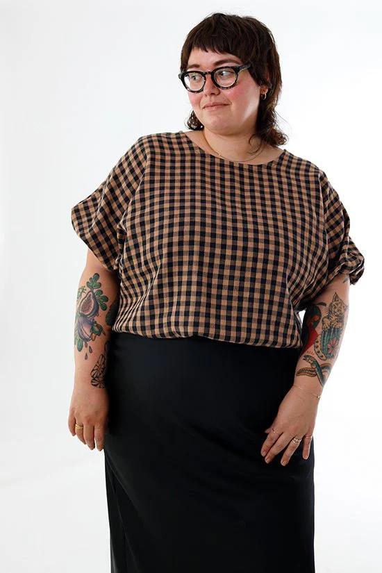 Aria Bubble-Shaped Top Pattern - Chalk + Notch - Image 3