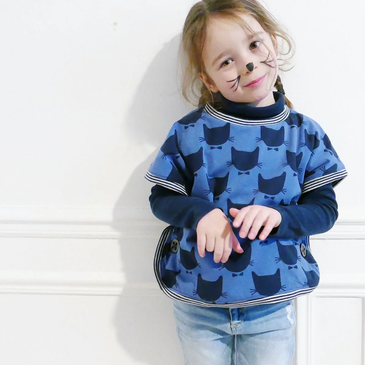 Aster Ponchos Sewing Pattern - Kids 3/12Y - Ikatee - Image 13