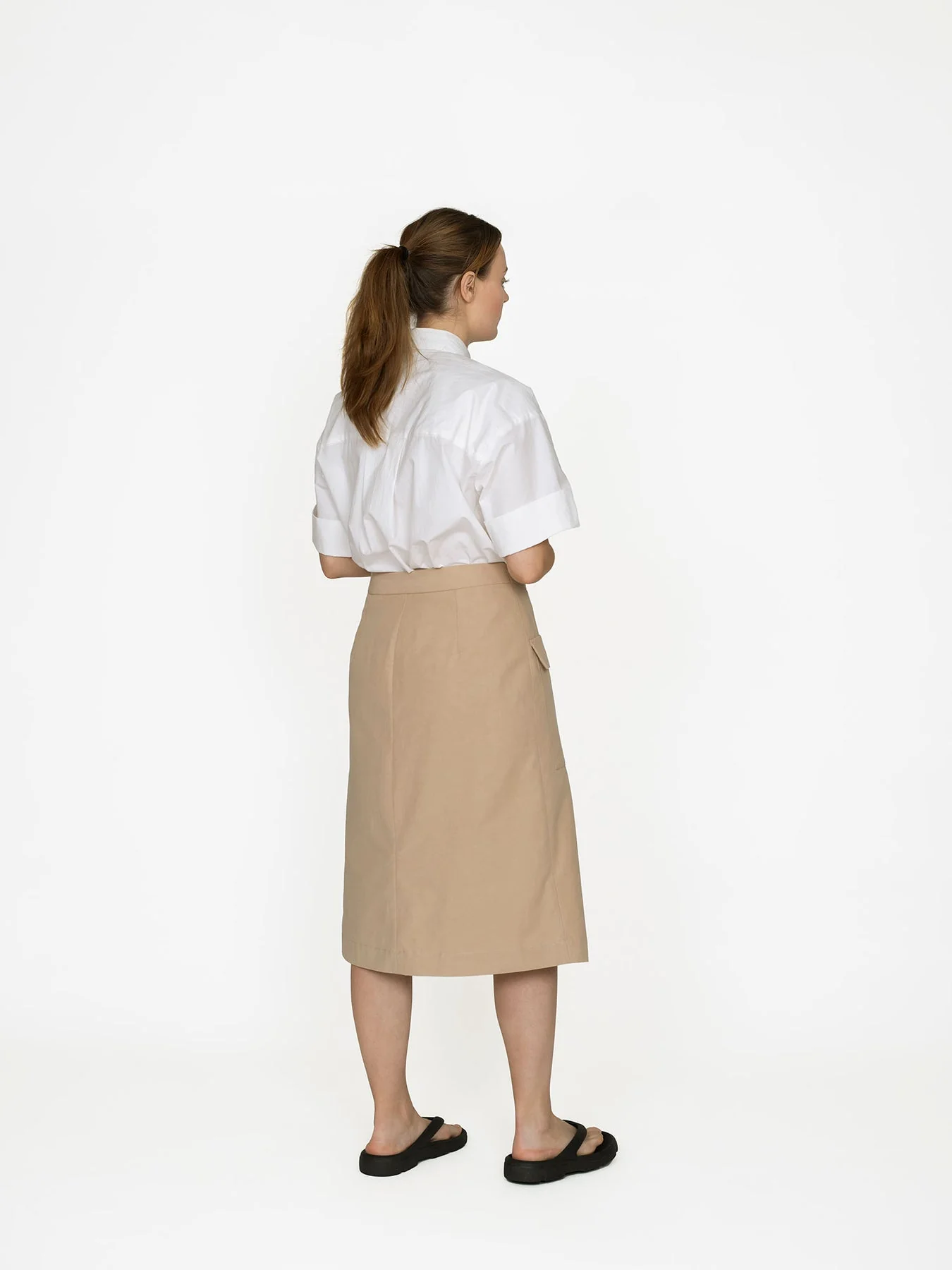 Asymmetrical Midi Skirt Pattern - The Assembly Line - Image 5