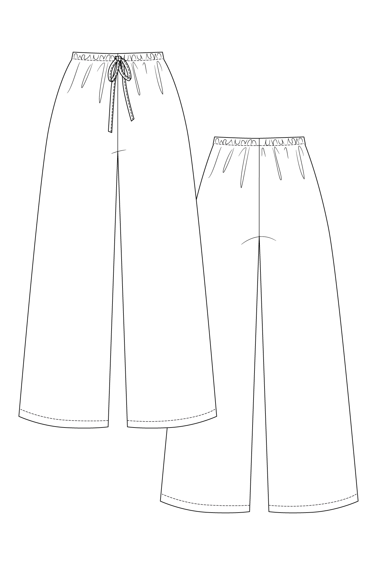 Aulio Elastic Waist Short & Trouser Pattern - Named Clothing - Image 11