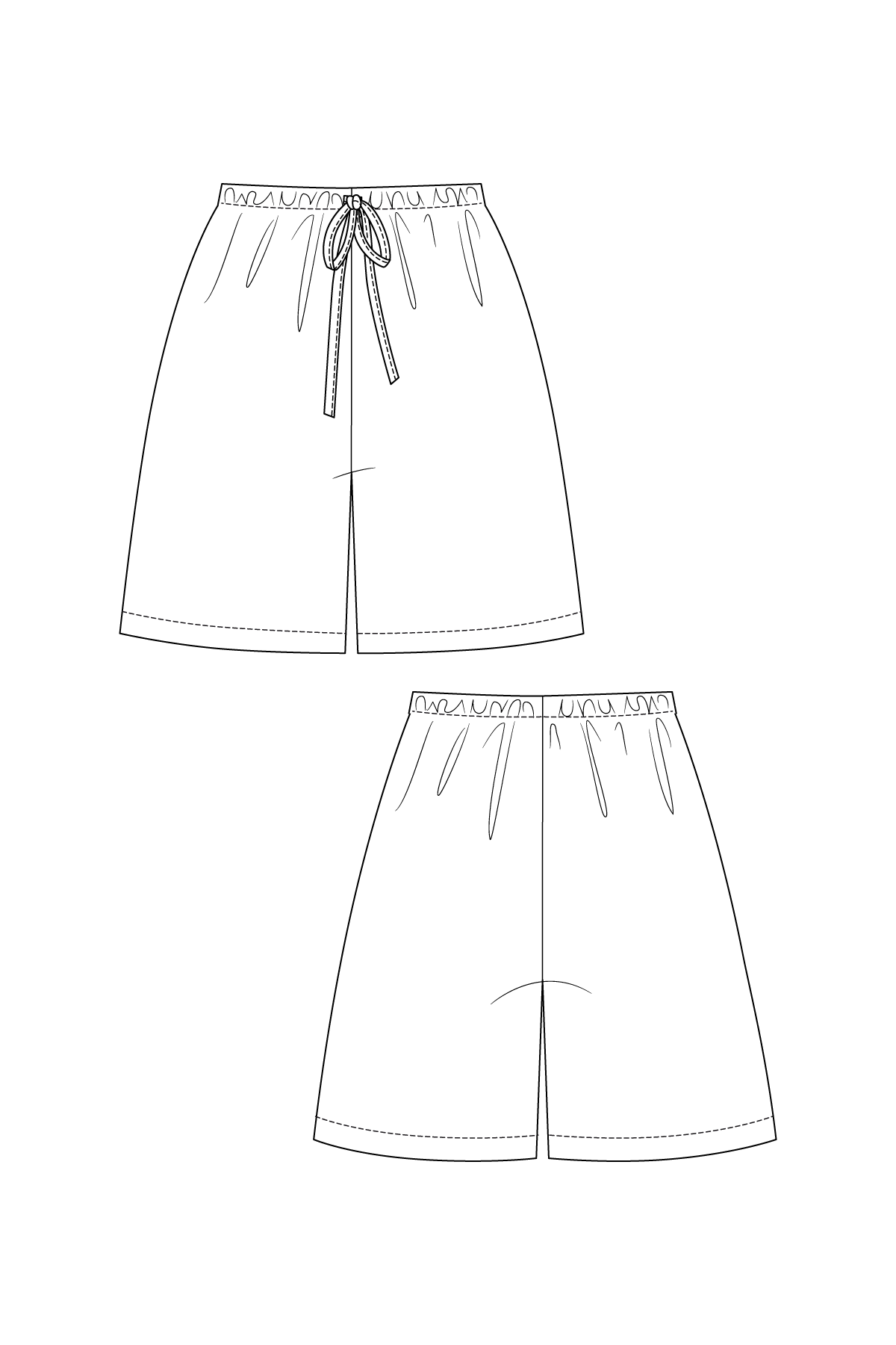 Aulio Elastic Waist Short & Trouser Pattern - Named Clothing - Image 12