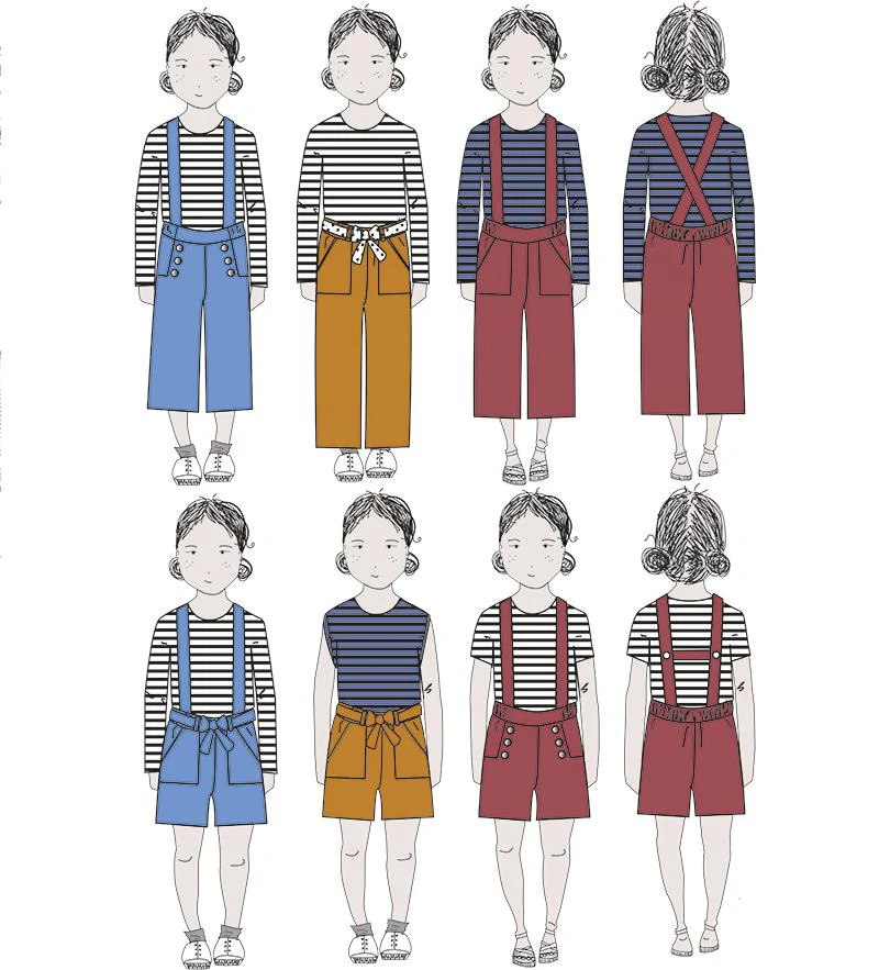 Avana Pants/Shorts Sewing Pattern - Girl 3/12Y - Ikatee - Image 19