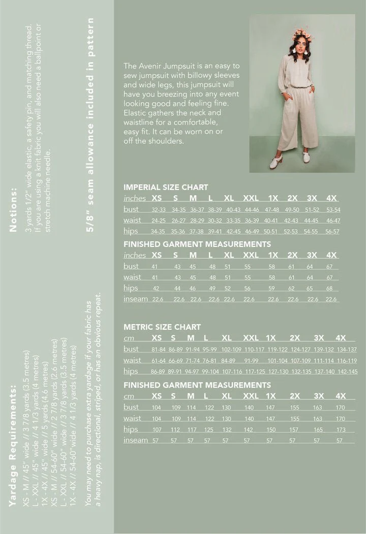 Avenir Jumpsuit Pattern - Friday Pattern Company - Image 8