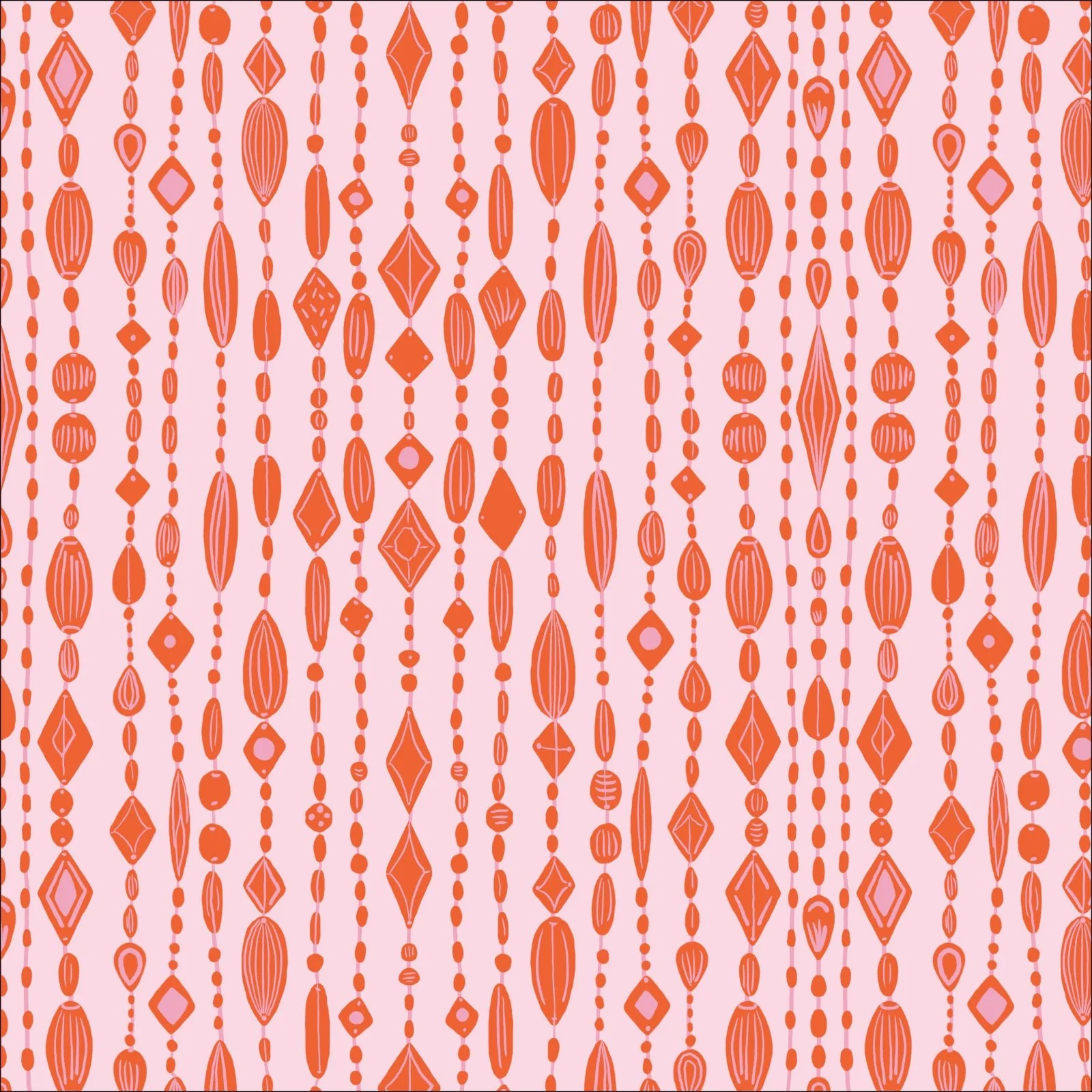 Beaded Curtain - Secret Of The Oracle - Tara Reed - Cloud 9 Fabrics - Poplin - Image 2