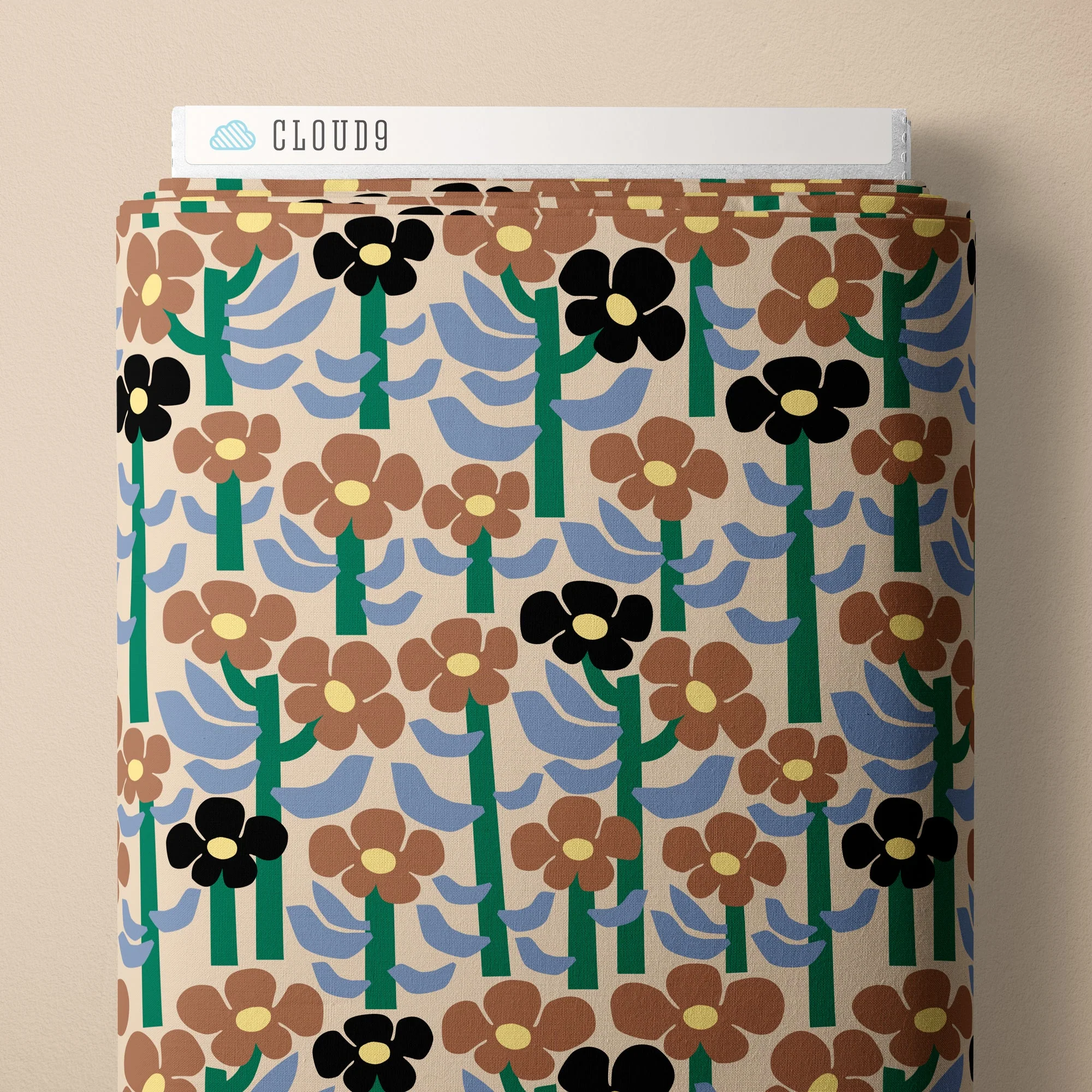 Bloom Sprout - Sun Seed Moon - Leah Duncan - Cloud 9 Fabrics - Batiste