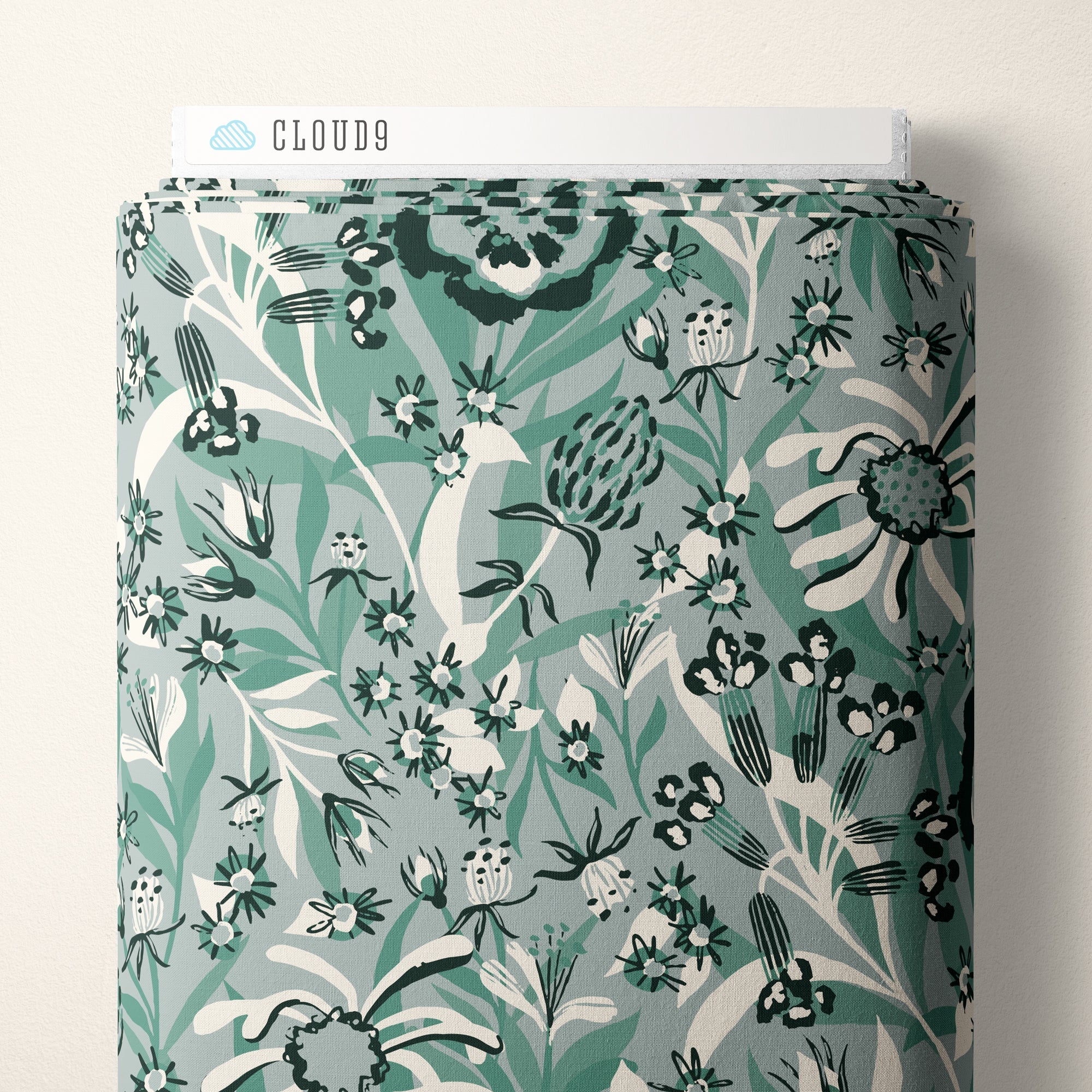 Bouquet - Blue - Kindred Comforts - Tanya Celia - Cloud 9 Fabrics - Poplin