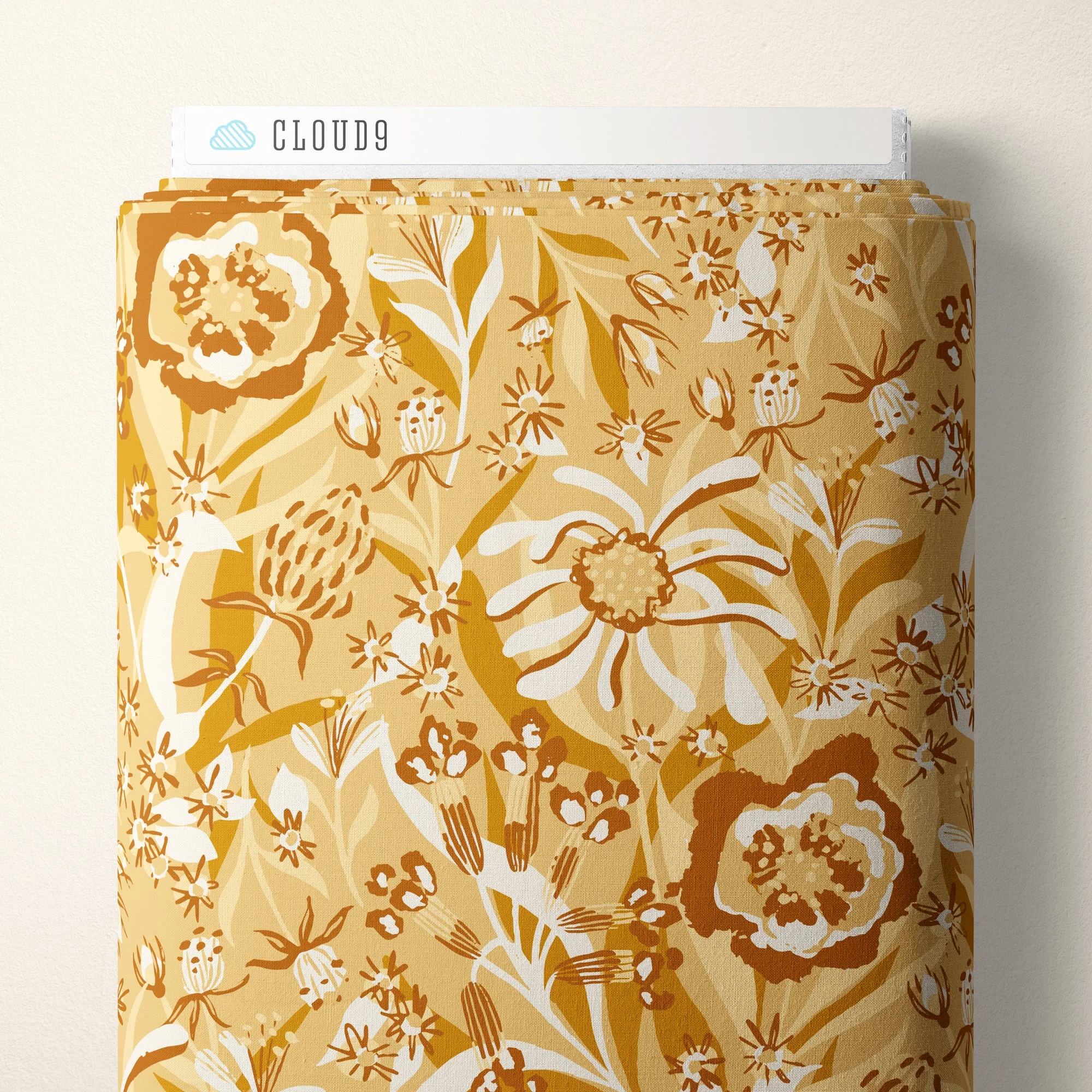 Bouquet - Pale Orange - Kindred Comforts - Tanya Celia - Cloud 9 Fabrics - Poplin