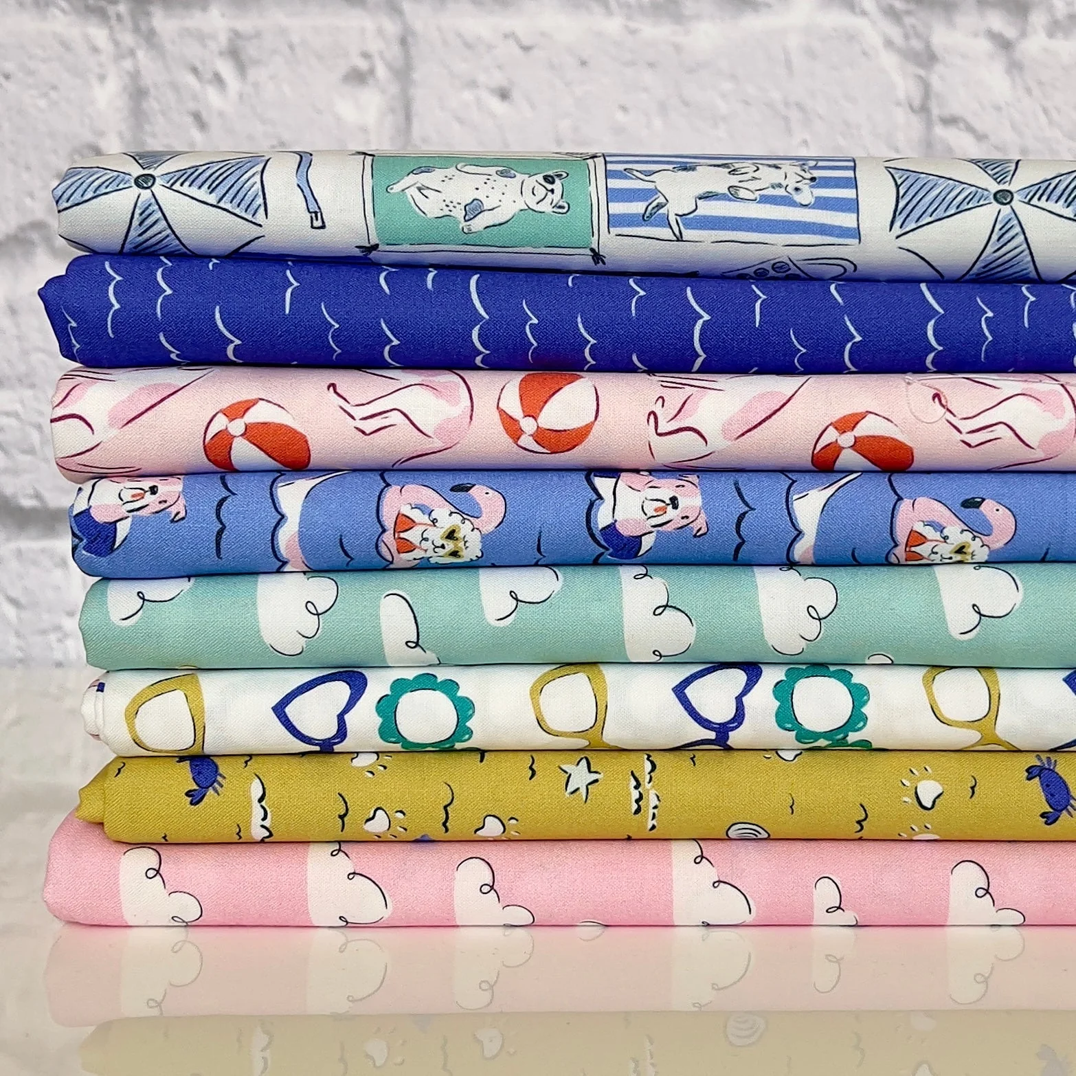 Bright And Sunnies - Dog Days Of Summer - Krissy Mast - Cloud 9 Fabrics - Poplin - Image 7
