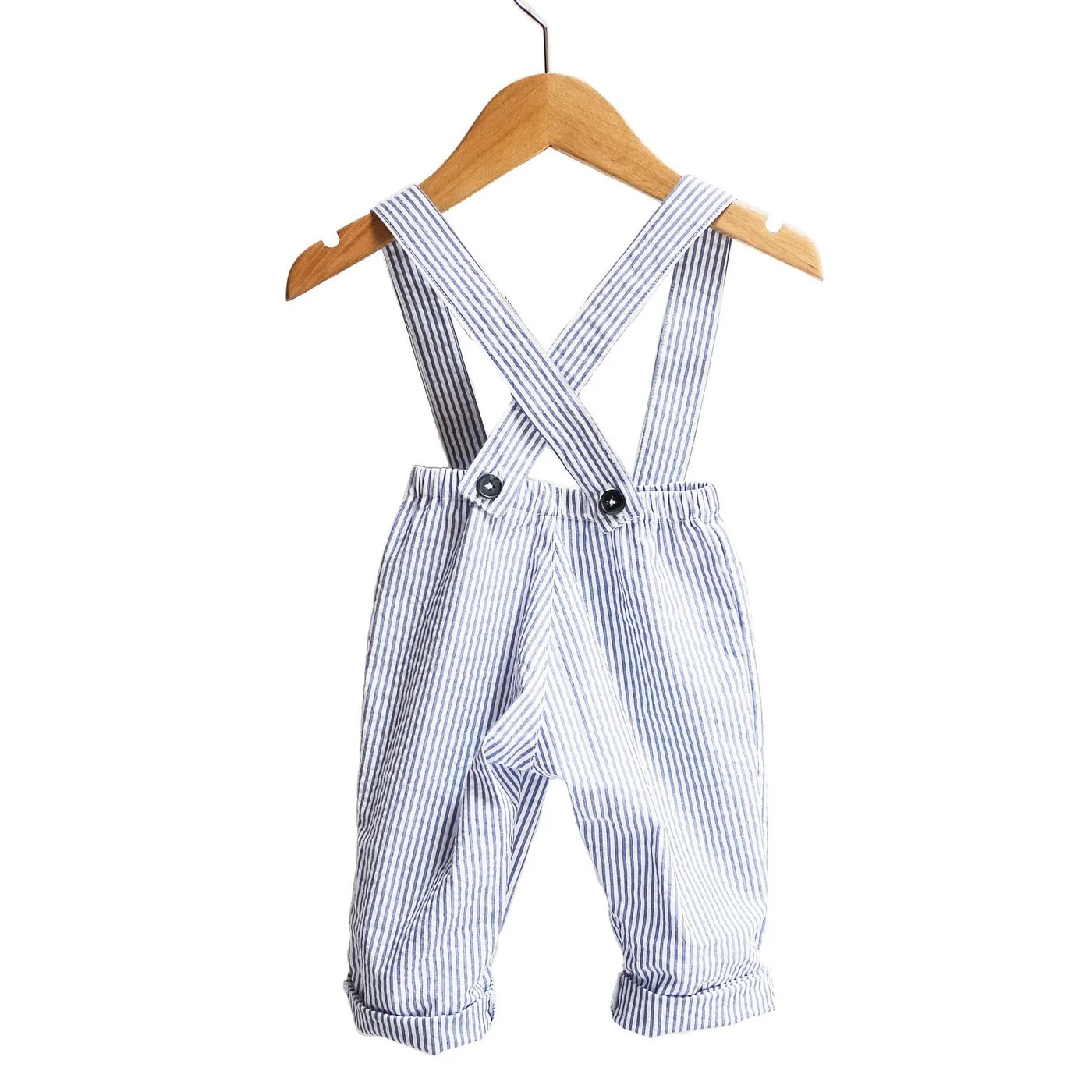 Brighton Pants/Shorty with Shoulder Straps Sewing Pattern - Baby 6m/4y - Ikatee - Image 9