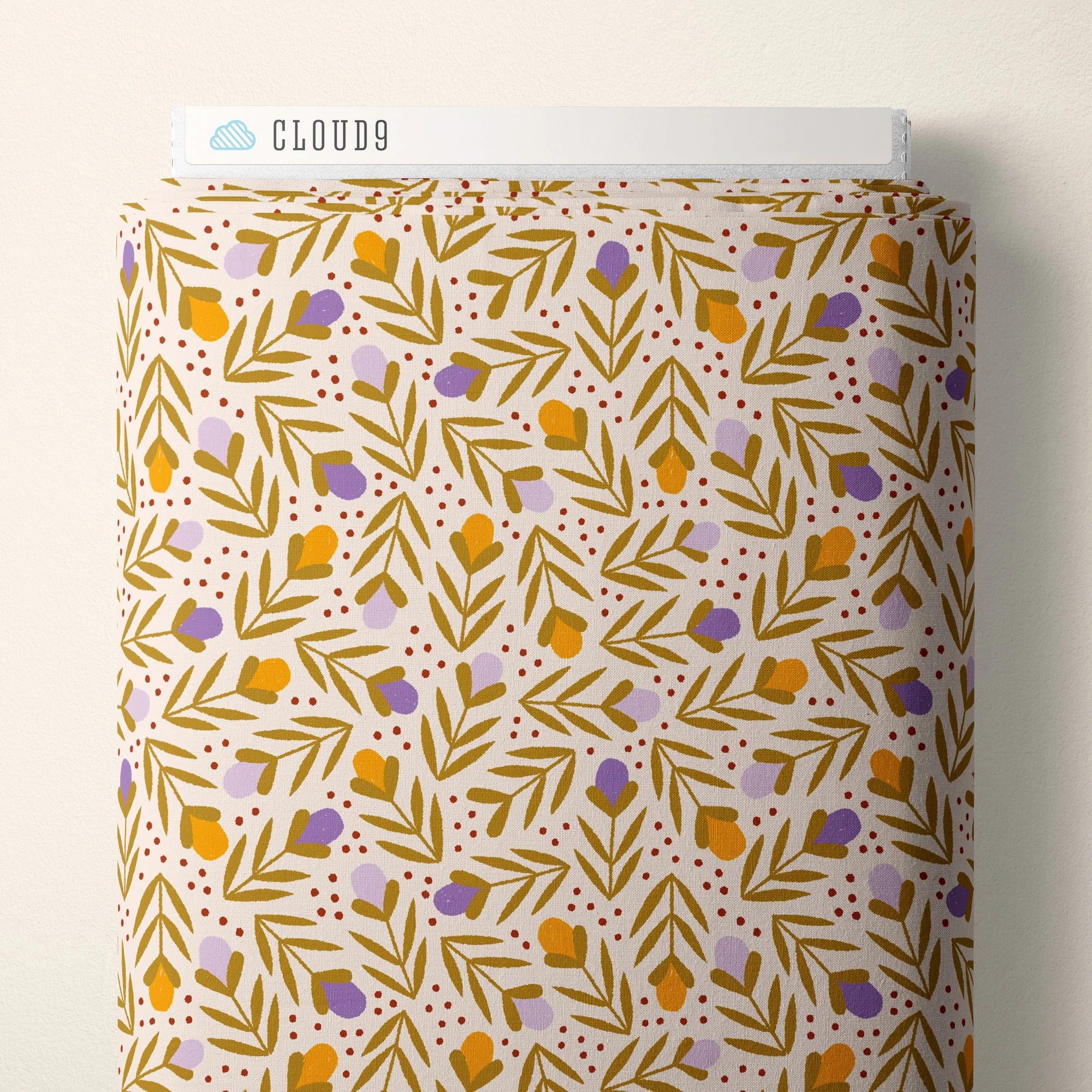 Buds - Retro Meadow - Sophie Rowe - Cloud 9 Fabrics - Poplin