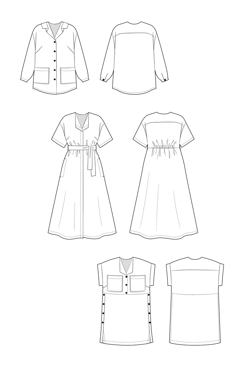 Building The Pattern - Sew Your Own Capsule Wardrobe Book - Named Clothing - Image 28