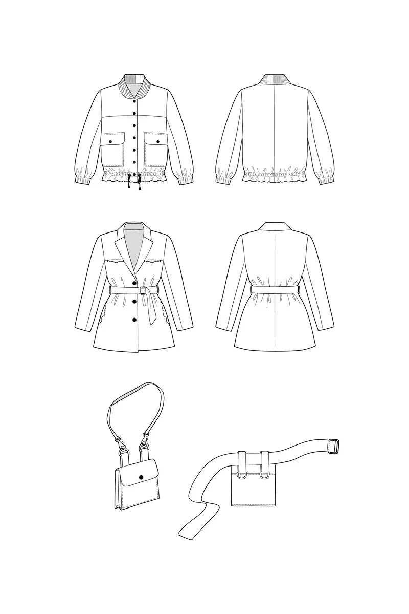 Building The Pattern - Sew Your Own Capsule Wardrobe Book - Named Clothing - Image 30