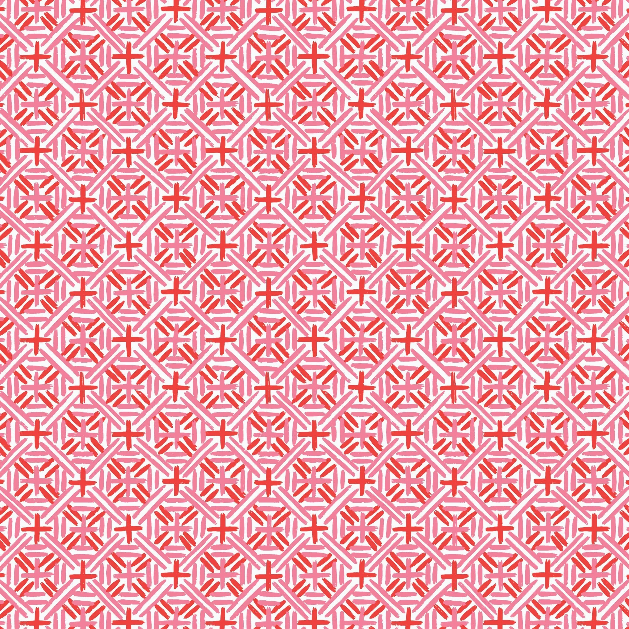 Cafe Weave - Red/Pink - Nice Nice - Emily Taylor - Cloud 9 Fabrics - Poplin - Image 2