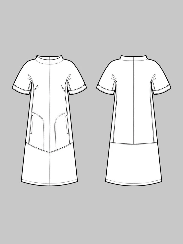 Cap Sleeve Dress Pattern - The Assembly Line - Image 5