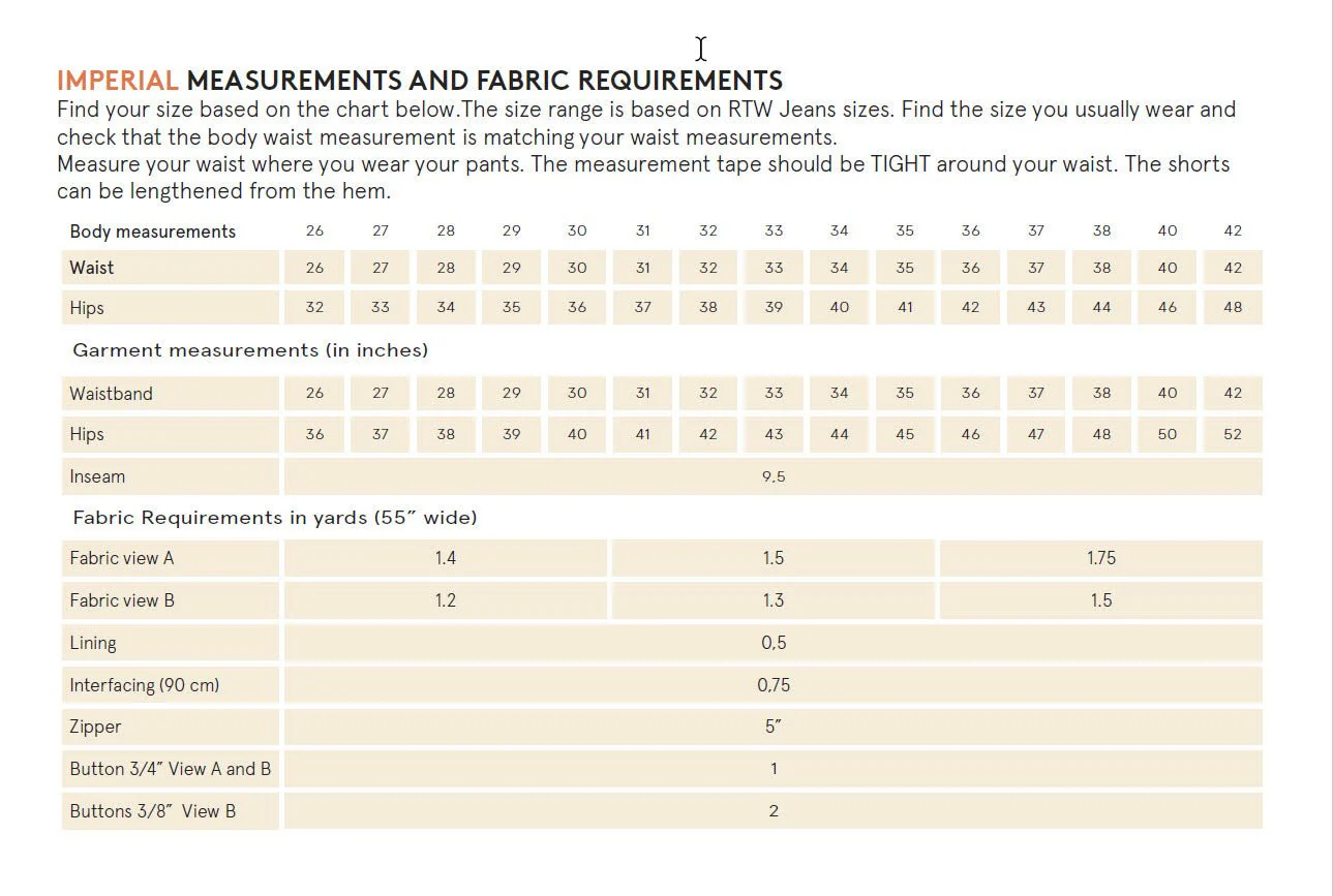 Cargo Shorts Mens Paper Pattern - Wardrobe by Me - Image 8