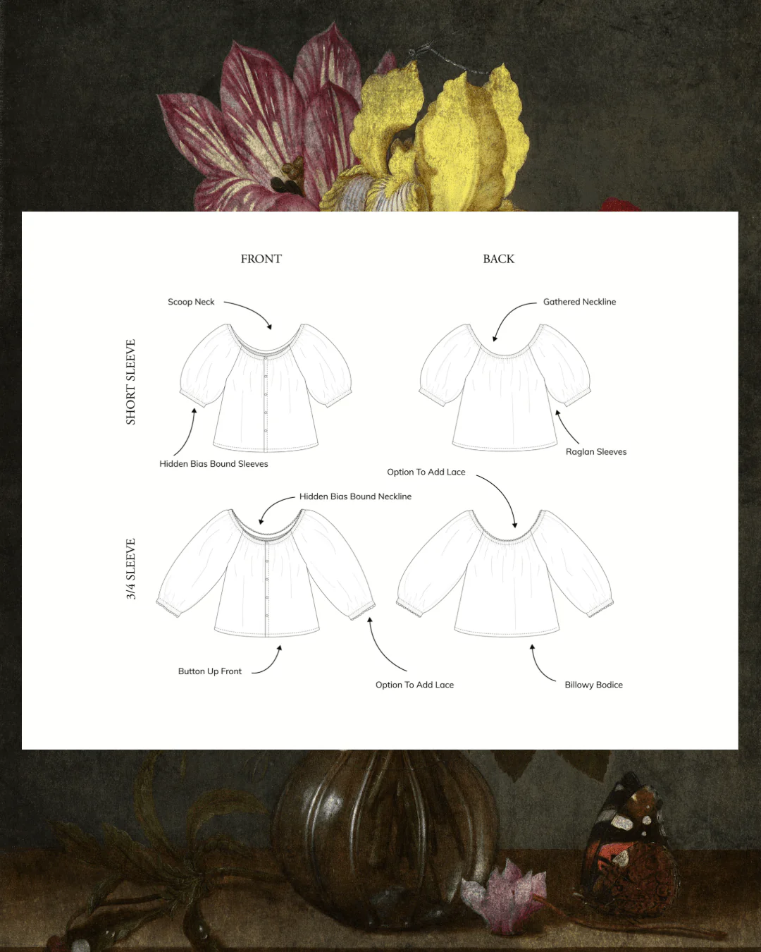 CAROL Blouse PDF Sewing Pattern - Madswick - Image 10
