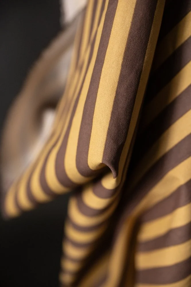 Carpenter Wide Stripe Indian Organic Cotton Canvas - Merchant & Mills - Image 3
