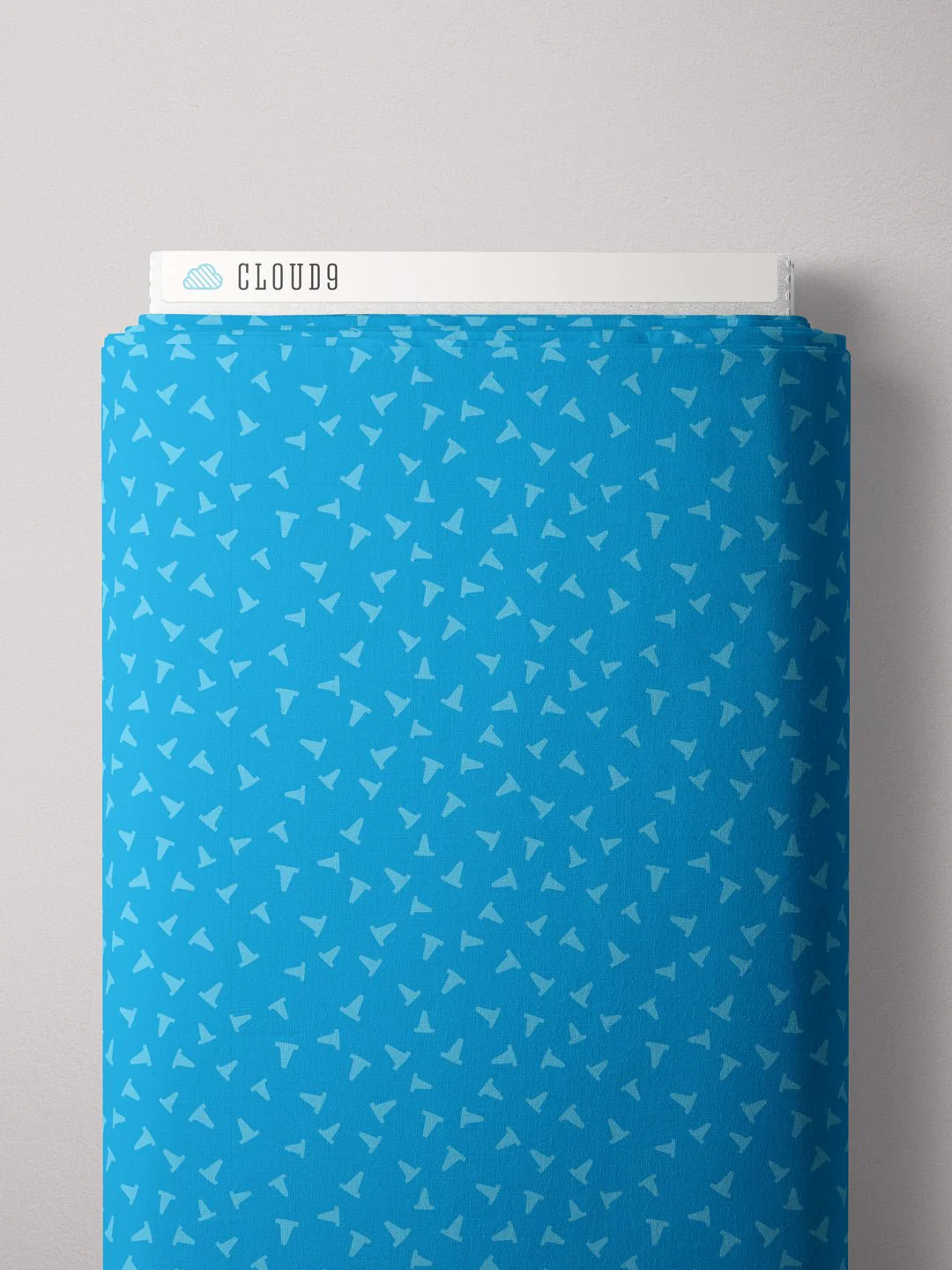 Caution - Blue - Fire! Fire! Fire! - Loo McNulty - Cloud 9 Fabrics - Poplin
