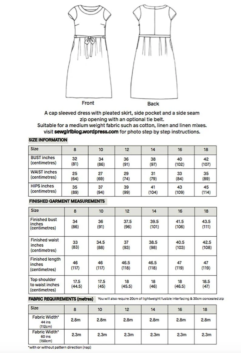 Cecily Dress Pattern - SewGirl UK - Image 9