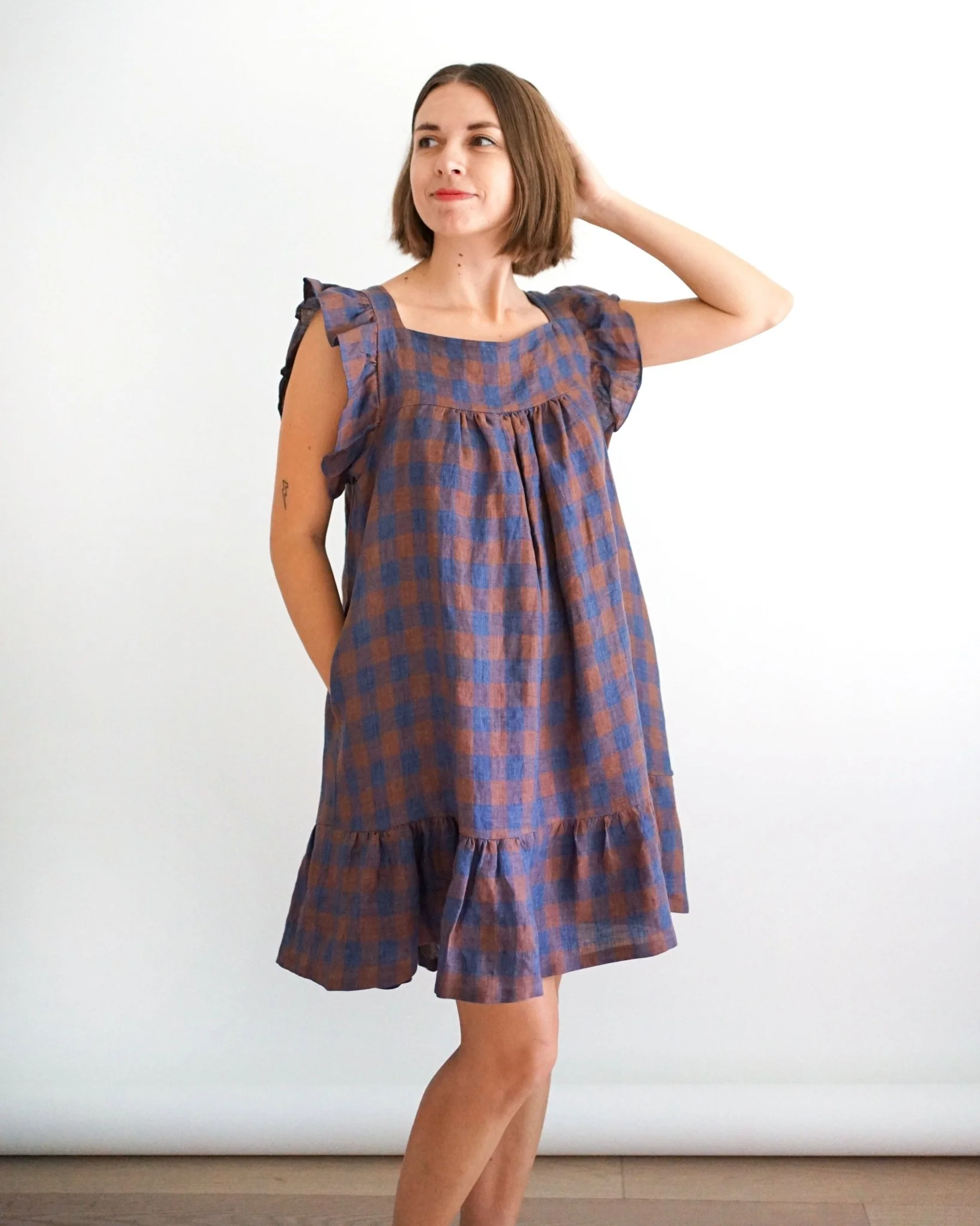 Champagne Field Dress and Tank PDF Pattern - Matchy Matchy Sewing Club - Image 4