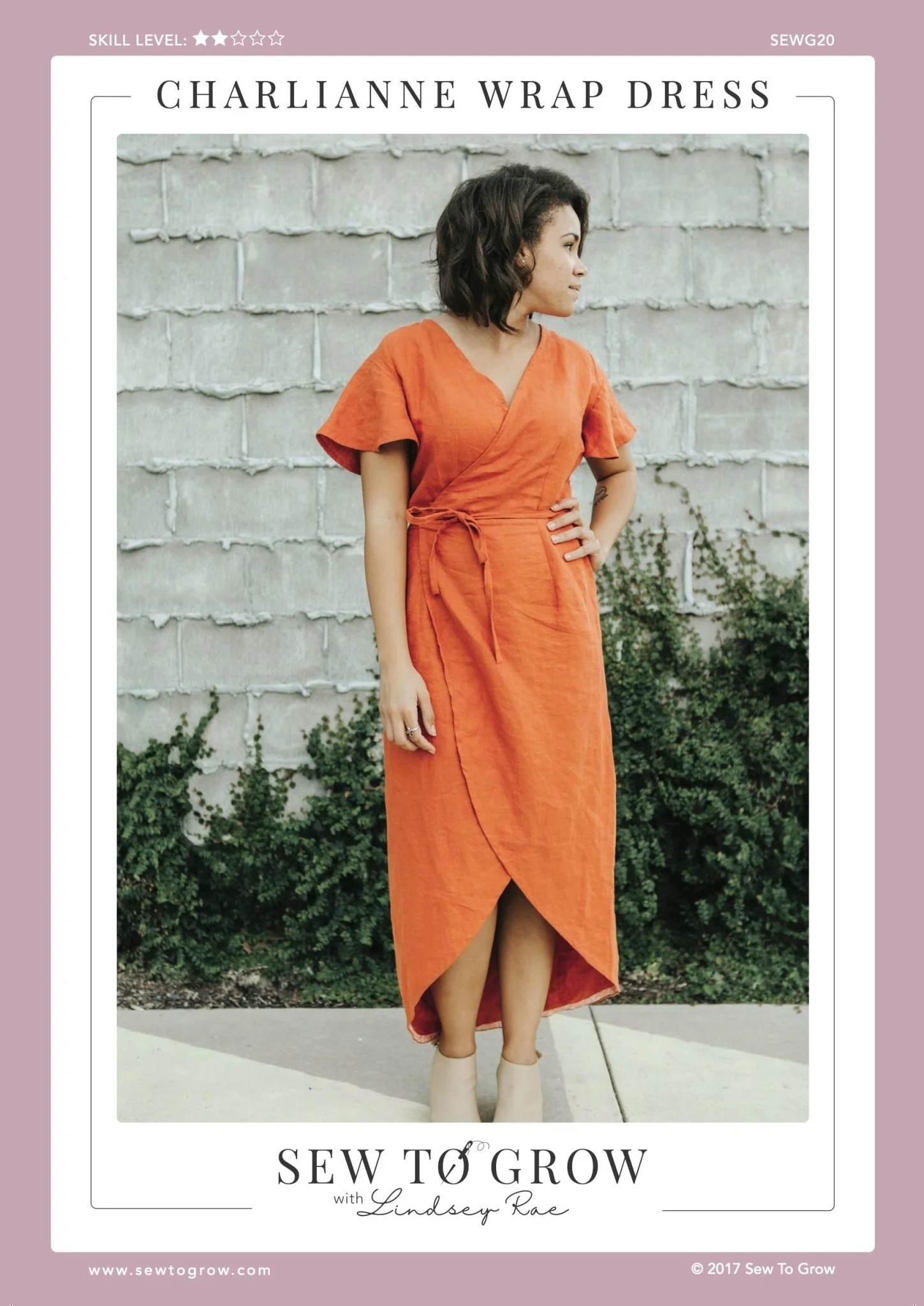 CharliAnne Wrap Dress - Paper Pattern - Sew to Grow - Image 11