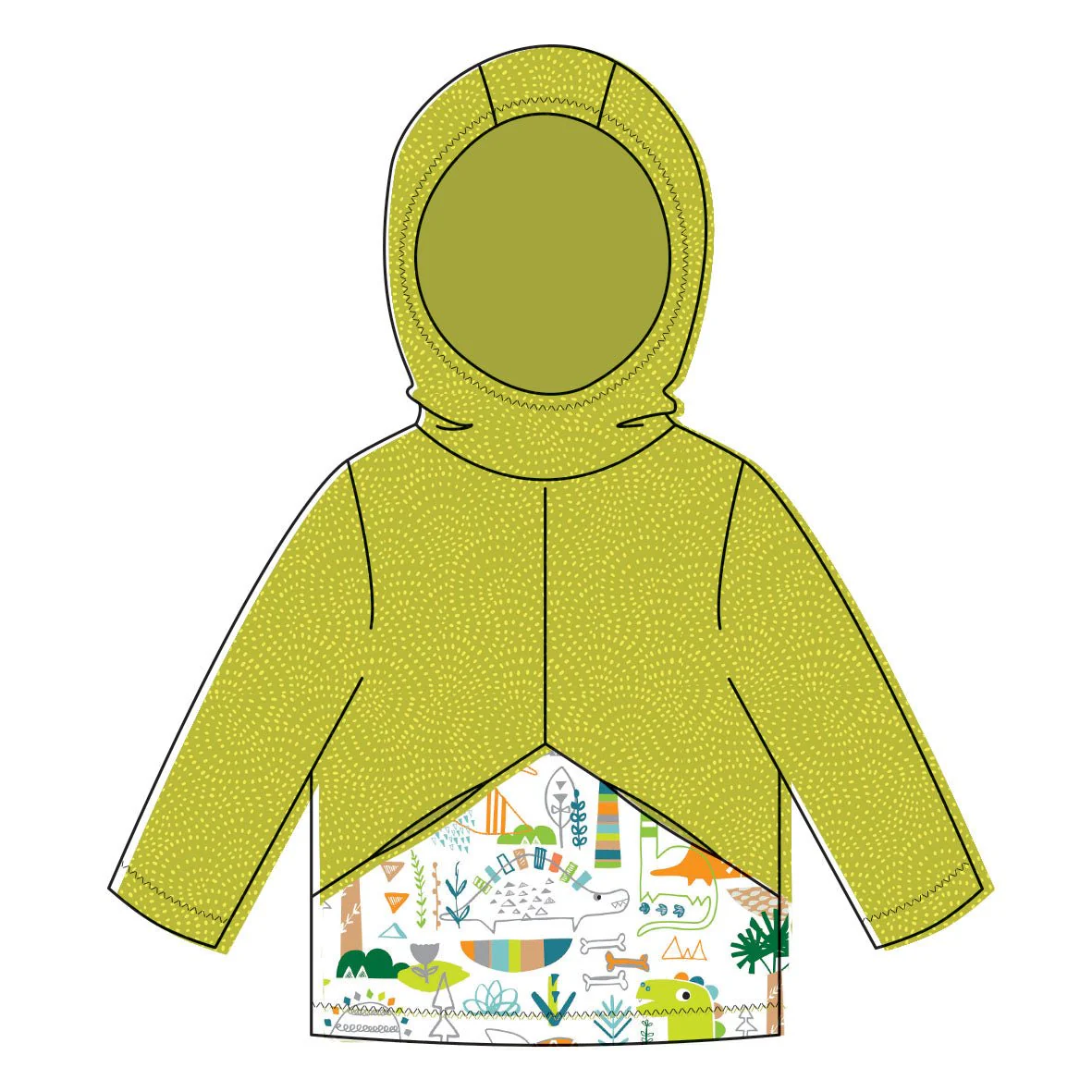 Charlie Hoodie & Tunic - Kids Paper Sewing Pattern - Two Stitches Patterns - Image 3