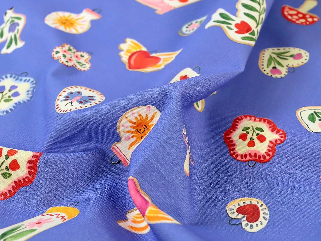 Charmed Stretch Denim - Periwinkle - Oeko-Tex 100 - Fabric Godmother - Image 5
