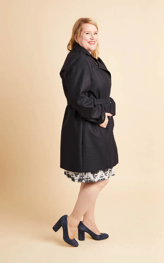 Chilton Trench Coat Paper Pattern - Cashmerette - Image 5